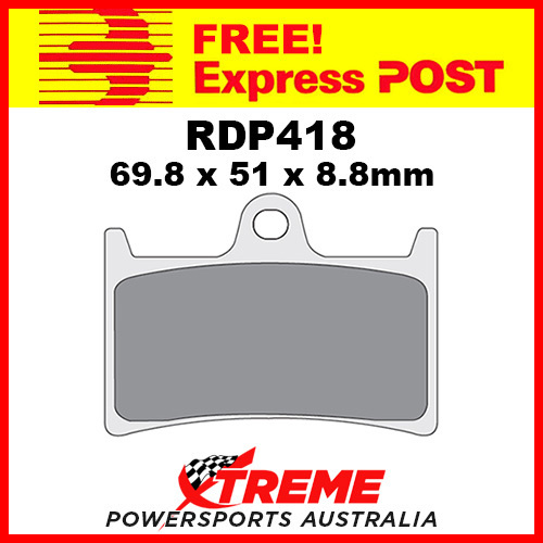 DP Brakes Yamaha XP 500 T-Max 2012-2016 RDP X-Race Titanium Front Brake Pad