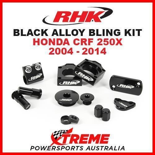RHK MX BLACK ALLOY BLING KIT HONDA CRF250X CRF 250X 2004-2014 DIRT BIKE MOTO