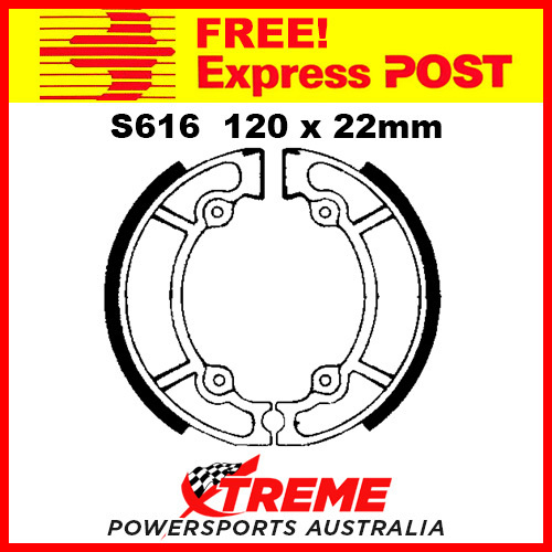 EBC Rear Brake Shoe for Suzuki RM 125 1981-1987 S616