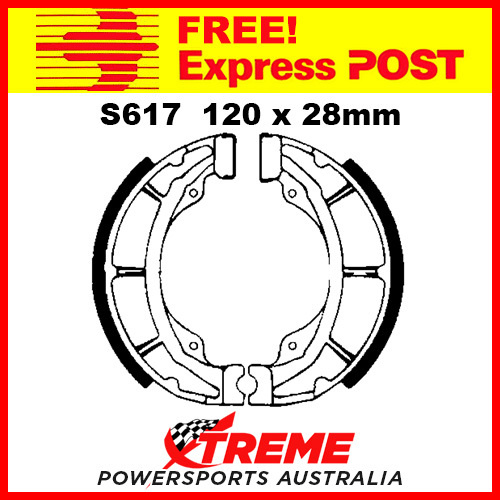 EBC Rear Brake Shoe for Suzuki RM 100 1979-1981 S617