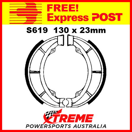 EBC Rear Brake Shoe for Suzuki PE 175 1980-1982 S619