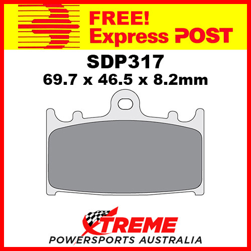 DP Brakes for Suzuki GSX-R750 2000-2003 SDP Sport HH+ Copper Front Brake Pad