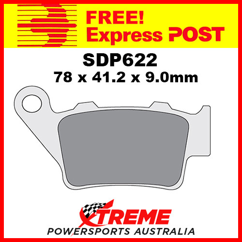 Aprilia Dorsoduro 1200 11-12 DP Brakes Rear SDP Pro-MX Copper Brake Pad