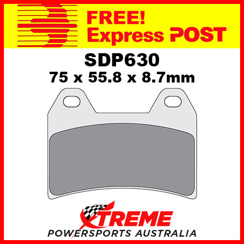 Aprilia Dorsodura Factory 750 10-13 DP SDP Sport HH+ Copper Front Brake Pad