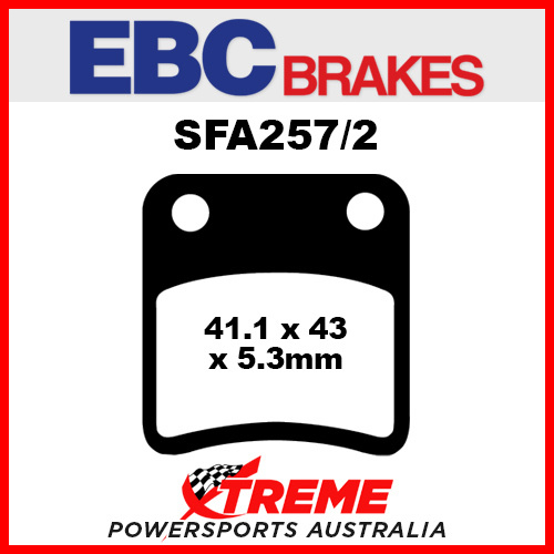 Honda FJS 600 Silverwing 2001-2008 Organic Parking Brake Pad SFA257/2