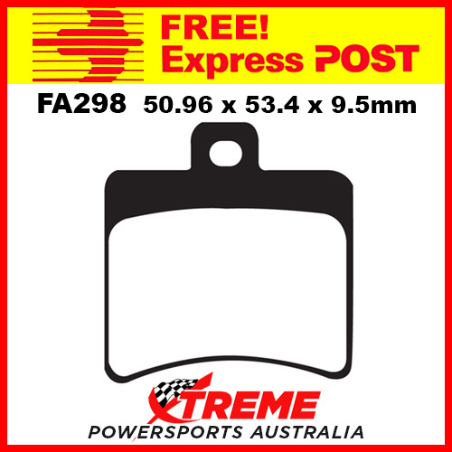 Aprilia Scarabeo 125/200 03/07-09 EBC HH Sintered Rear Brake Pad SFA298HH