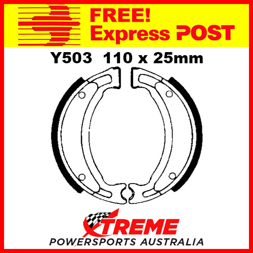 EBC Rear Brake Shoe Yamaha TT-R 110 E 2008-2015 Y503
