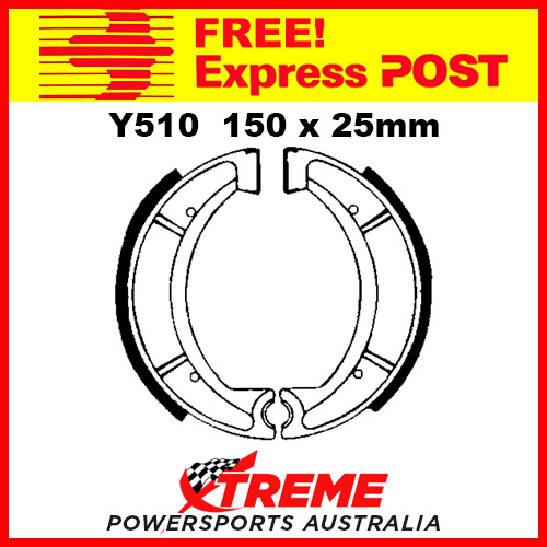 EBC Rear Brake Shoe Yamaha IT 250 L 1984 Y510