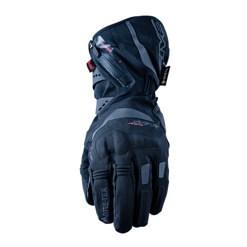 Five Black WFX Prime GTX Motocycle Gloves S