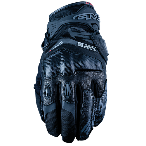 Five Black X-Rider EVO Waterproof Motorcycle Gloves S
