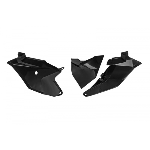 UFO Black Rear Side Panels w/ Left Airbox Cover for Gas Gas MC 85 2021-2023