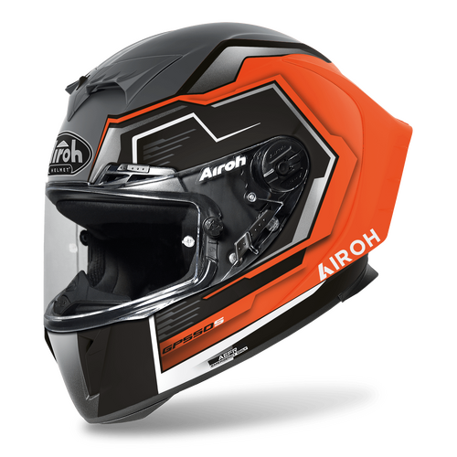 AIROH GP550-S 'RUSH' ORANGE FLURO MATT S