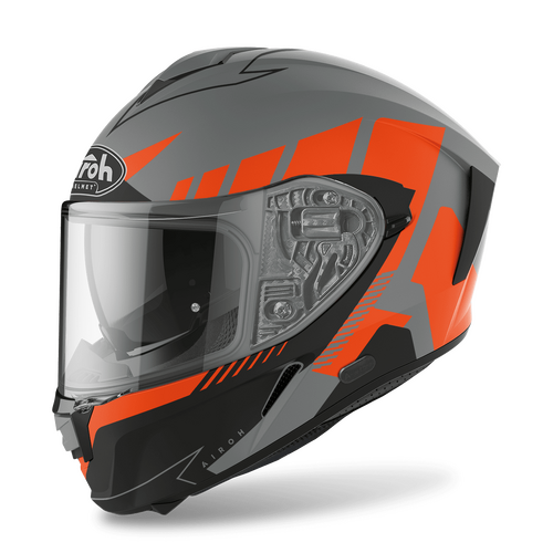 AIROH SPARK 'RISE' ORANGE MATT S