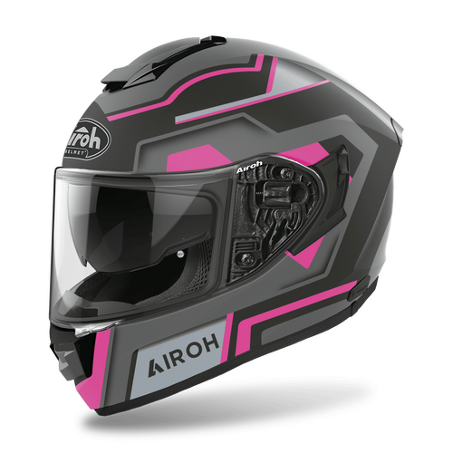 AIROH ST501 'SQUARE' PINK MATT M