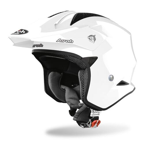 AIROH TRRs SOLID WHITE GLOSS XS