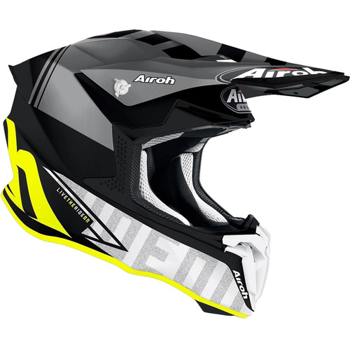AIROH TWIST 2.0 'TECH' YELLOW MATT S