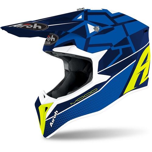 AIROH WRAAP 'MOOD' BLUE GLOSS L