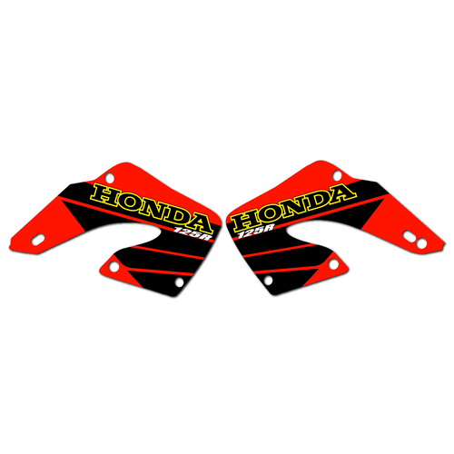 Strike Seats OEM Replica Shroud Graphics for Honda CR125 2001
