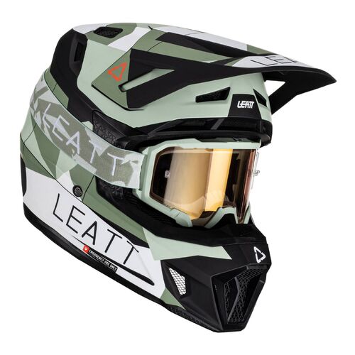 Leatt V23 7.5 Cactus Moto Helmet Kit M