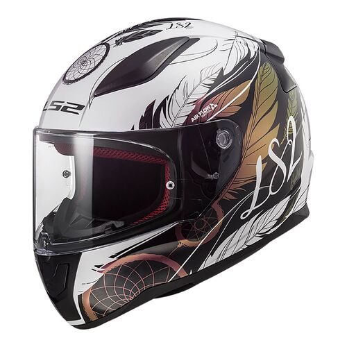 LS2 FF353 RAPID BOHO WHT/BLK/PUR LGE