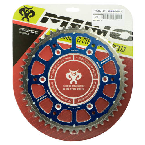 Mino 49 Tooth Blue Fusion Steath Rear Sprocket for KTM 690 ENDURO 2007-2010