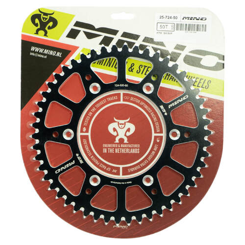 Mino 49 Tooth Black Alloy Rear Sprocket for Suzuki RM250 1981-1983