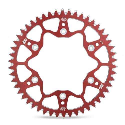 Moto-Master 52 Tooth Red Rear Alloy Sprocket for Honda CRF450RX 2017-2019, 2022-2023