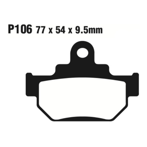 Front Organic Brake Pads for Suzuki DR600R 1986-1989
