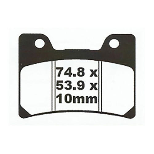 Front Organic Brake Pads for Yamaha FZR1000 1989-1990