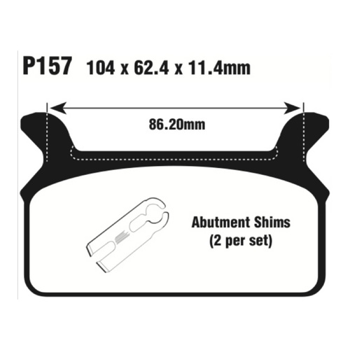 Rear Organic Brake Pads for FLHTCUI 1450 Electra Glide Ultra Classic FI 1999