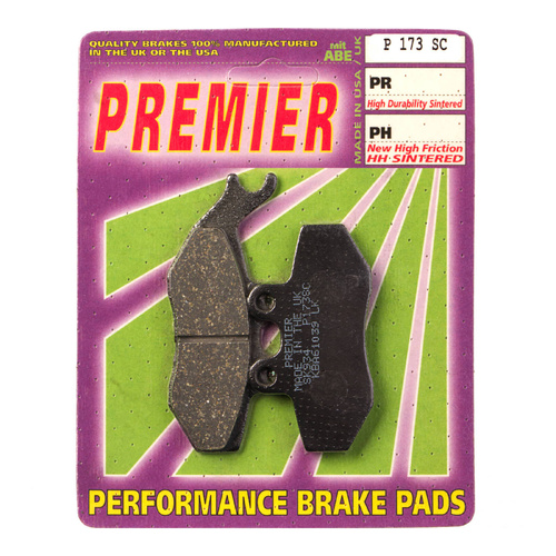 Front Organic Brake Pads for Gilera VXR200 (4 Stroke) 2002-2004
