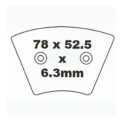 Front Organic Brake Pads for Harley Davidson FX 1200 Super Glide 1974-1977
