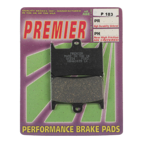 Front Organic Brake Pads for Yamaha FZR250R 1989-1993