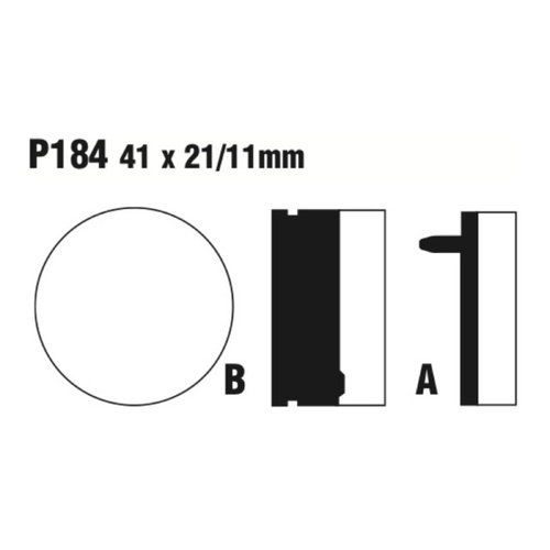 Front Organic Brake Pads for Honda CB125J 1979