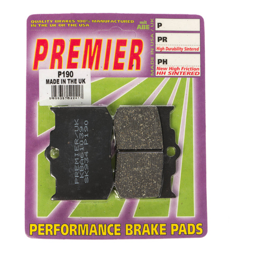 Front Organic Brake Pads for Indian All Models 2000-2001