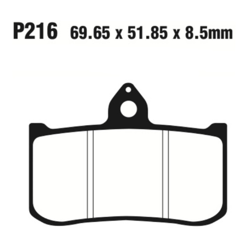 Front Organic Brake Pads for Honda RS125R 1995-2011