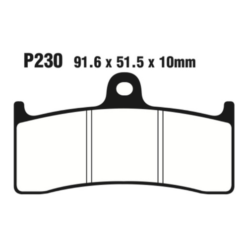 Front Organic Brake Pads for MV Agusta 750 Brutale, Brutale S 2001-2002