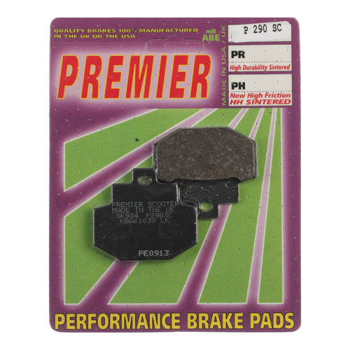 Rear Organic Brake Pads for Piaggio/Vespa GT200L Granturismo 2008