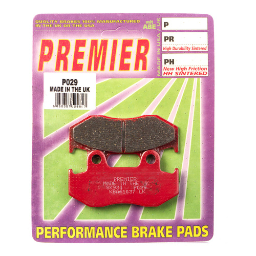 Front Organic Brake Pads for Honda XR600R 1985-1987