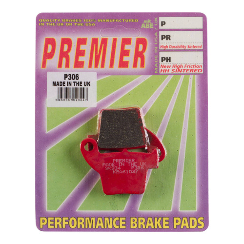 Rear Organic Brake Pads for Honda CR125R 2002-2007