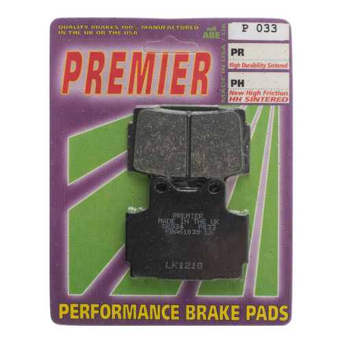 Rear Organic Brake Pads for Yamaha FZR400 RR 1987-1992