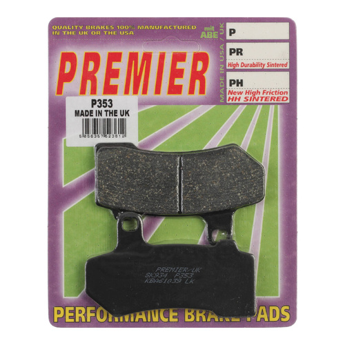Front Organic Brake Pads for Harley Davidson FLHRS Road King Custom 2004-2006