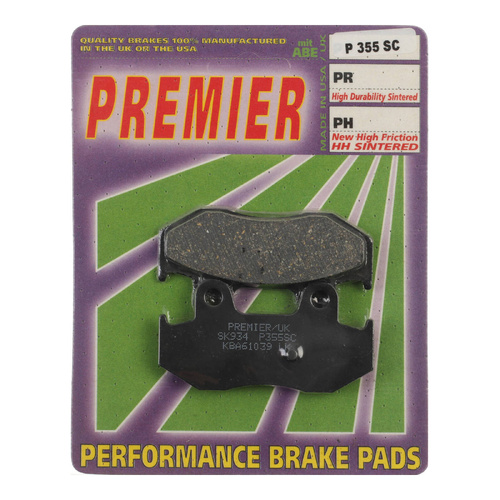 Rear Organic Brake Pads for Suzuki AN250 Burgman 2003-2006