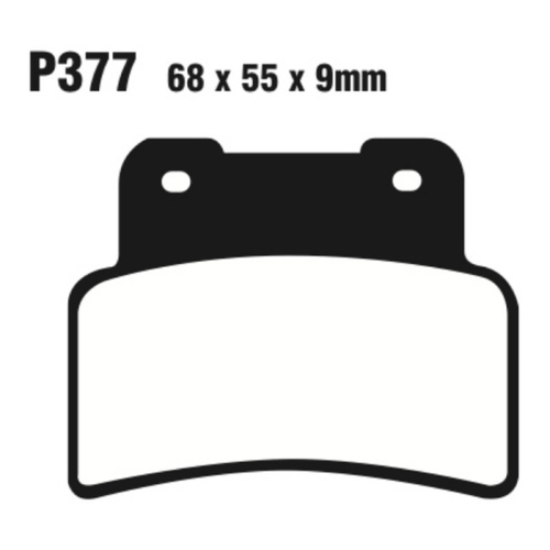 Front Organic Brake Pads for Kymco Xciting 400i 2012-2015