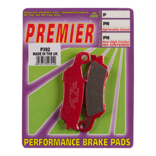 Front Organic Brake Pads for Yamaha WR250F 2015-2021