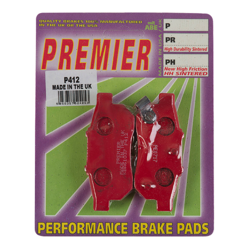 Rear Left Organic Brake Pads for Honda Big Red MUV700 4X4 2009-2013