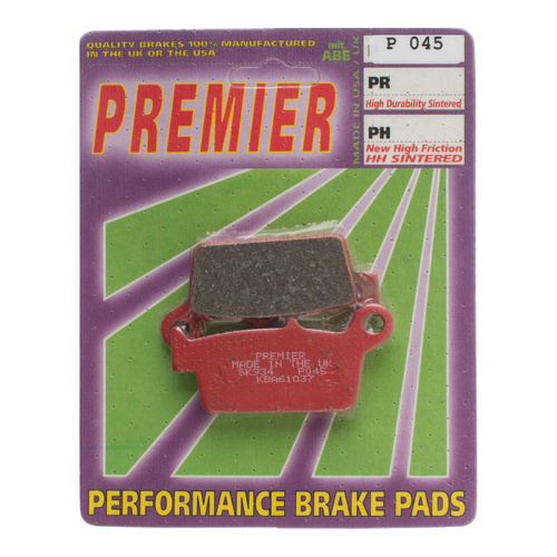 Rear Organic Brake Pads for Yamaha YZ426F 2000-2002
