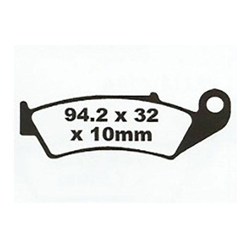 Rear Organic Brake Pads for Honda RVF750 RC45 1994-1999