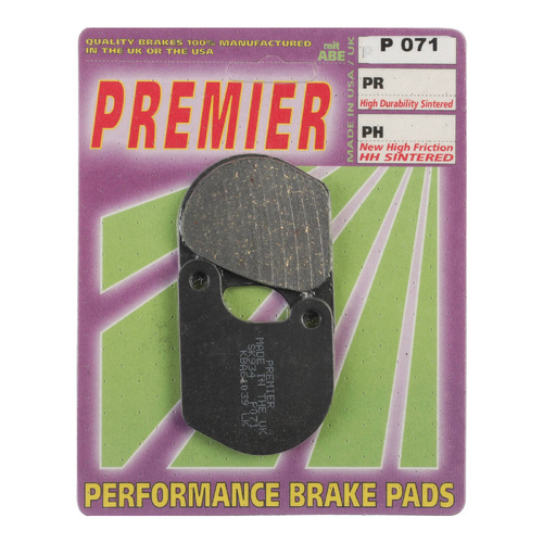 Front Organic Brake Pads for Harley Davidson FXEF 1200 Fat Bob 1979