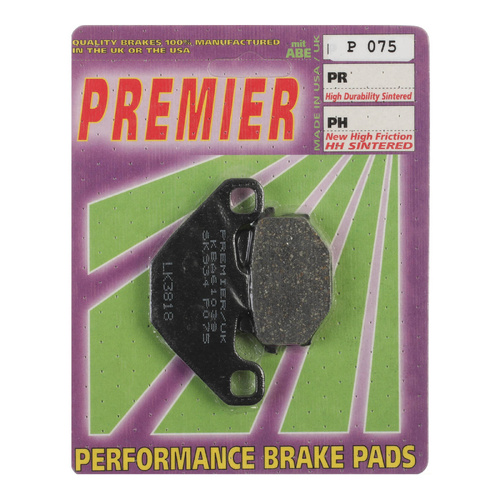 Rear Organic Brake Pads for Yamaha YFM300A 2X4 Grizzly 2012-2013